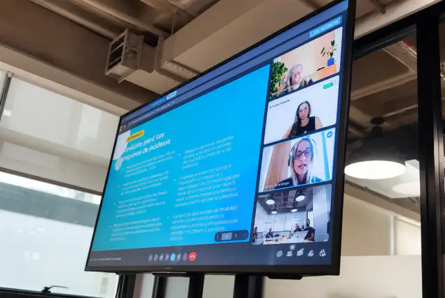 Workshop colaborativo internacional conduzido em formato híbrido